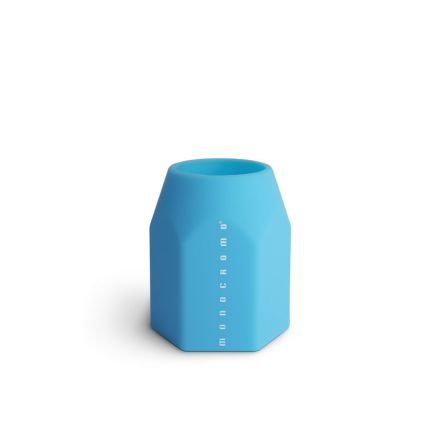 Portapenne Monocromo in silicone Fluo - colore Azzurro