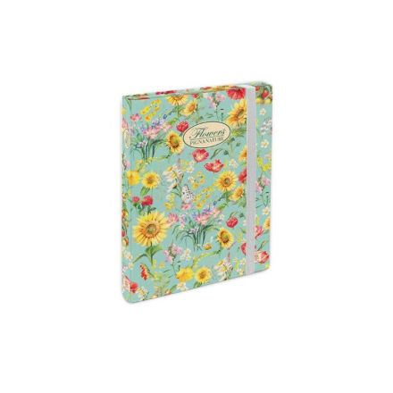 Portaprogetti Pigna Nature Flowers D3 - Dorso 3 cm - Elastico piatto - Colori assortiti
