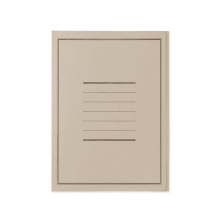 Cartelline 3 lembi Pigna - Cartoncino - 180 g - con stampa - Grigio
