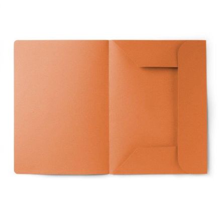 Cartelline 3 lembi Pigna - Cartoncino - 180 g - senza stampa - Arancio