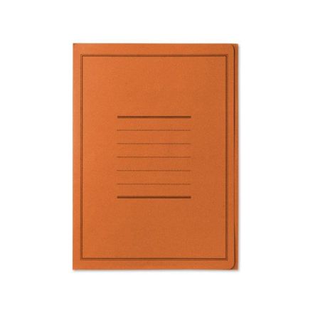 Cartelline 3 lembi Pigna - Cartoncino - 180 g - con stampa - Arancio