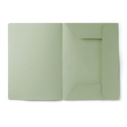 Cartelline 3 lembi Pigna - Cartoncino - 180 g - senza stampa - Verde