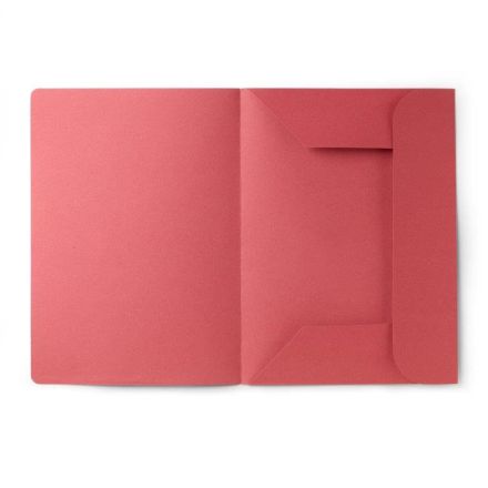 Cartelline semplici Pigna - Cartoncino - 145 g - con stampa - Rosso