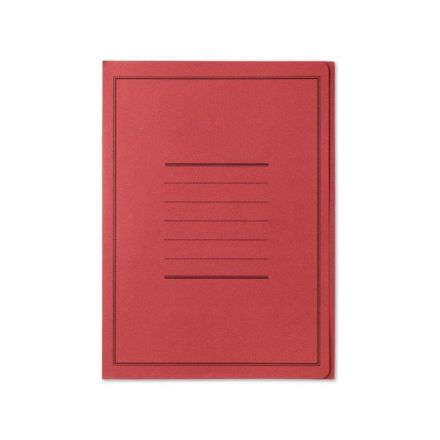 Cartelline 3 lembi Pigna - Cartoncino - 180 g - con stampa - Rosso