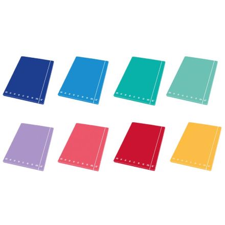 Cartella 3 Lembi A4 Monocromo Dorso 1,2 - Dorso 1,2 - Elastico Tondo - Colori assortiti