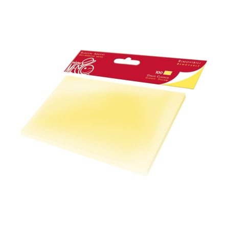Mister Memo 76X127 100 Ff. Giallo - 76x127 mm - N fogli 100 - Colore giallo